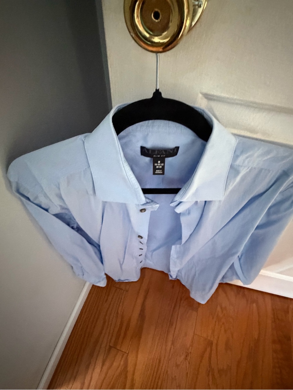 Allen Solly Light Blue Men's Dress Shirt